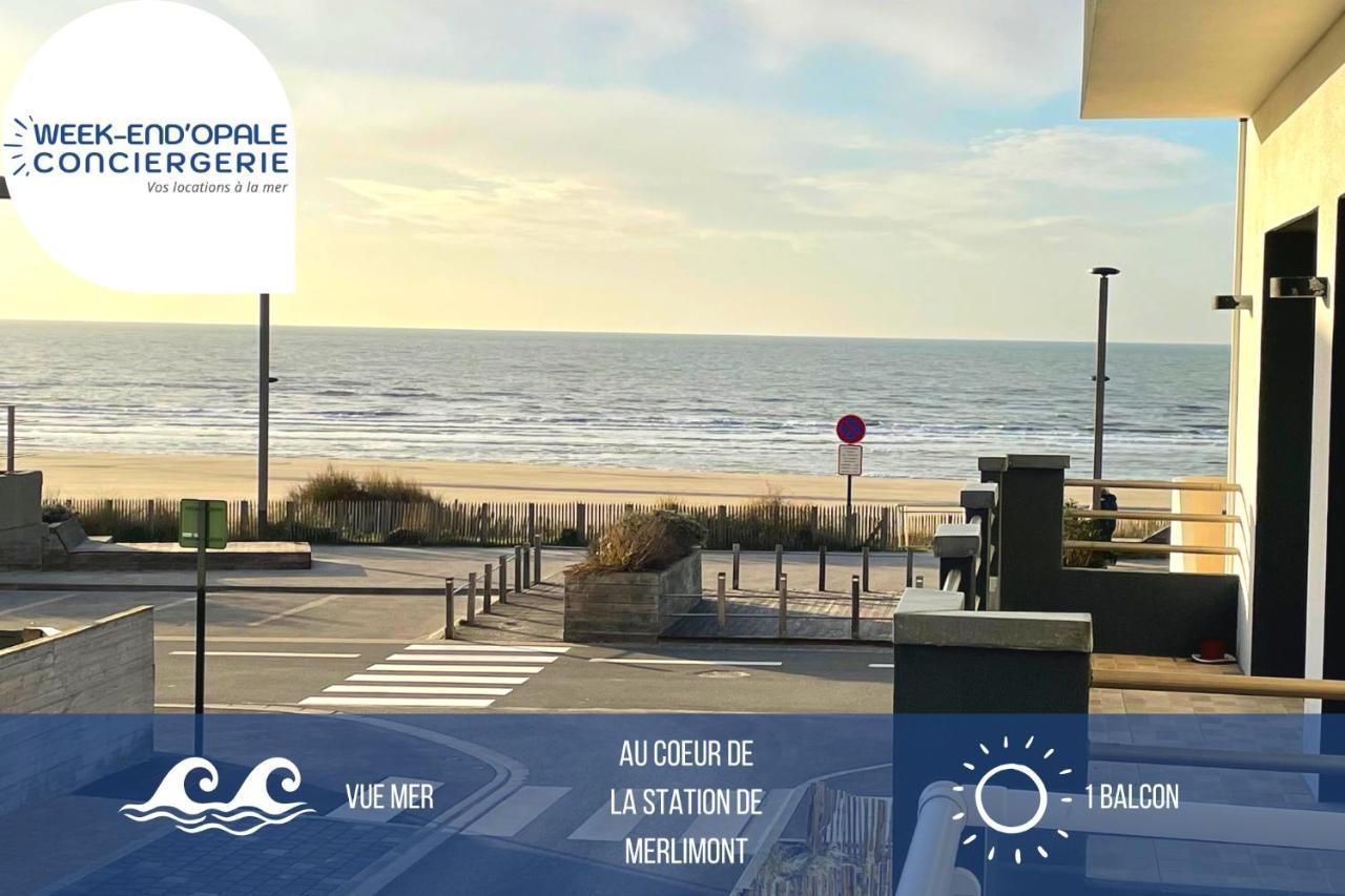 L'Echappee Avec Vue Sur La Mer Merlimont-Plage Eksteriør billede
